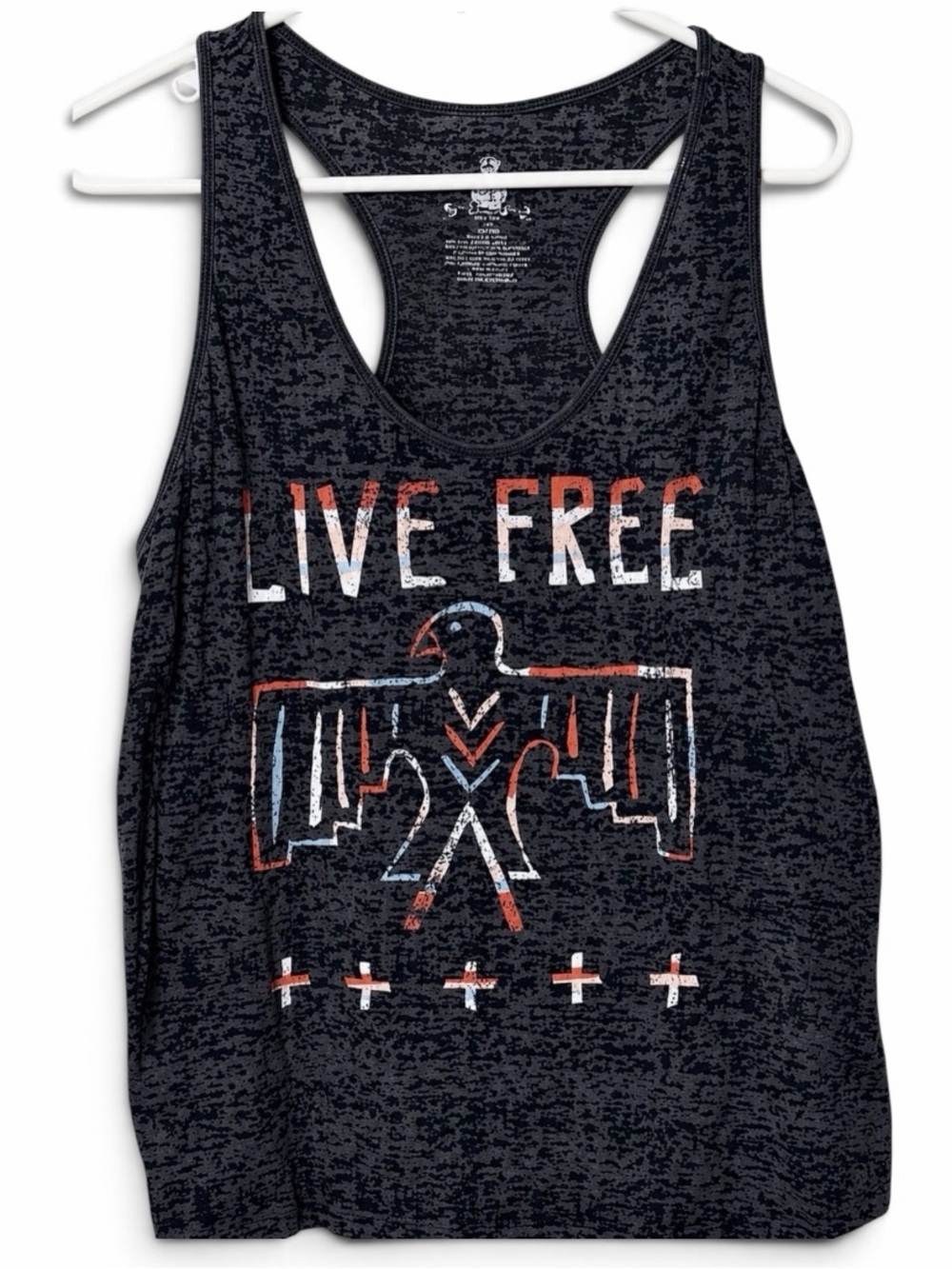 Jerry Leigh Junior Girls Live Free Graphic Tank Top Size XXL